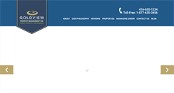 Desktop Screenshot of goldview.ca