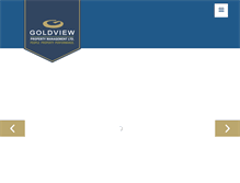 Tablet Screenshot of goldview.ca